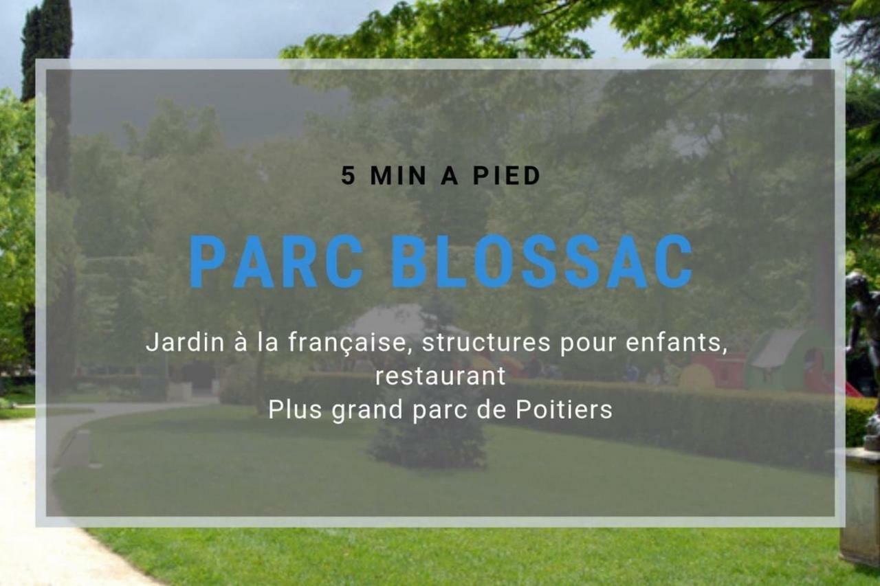Sejourpoitiers ★ Appartement Lumineux ★ 1 Chambre Separee ★ 300M De La Gare Et Acces Direct Au Coeur Historique Luaran gambar